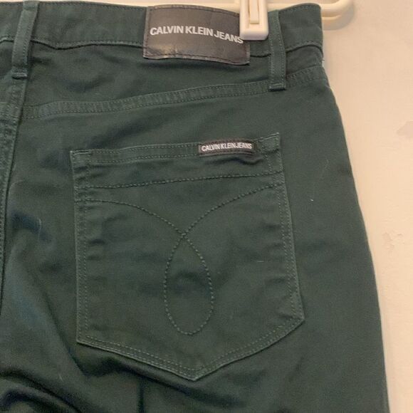 Calvin Klein deep green skinny ankle jeans Size 6 - Picture 6 of 7